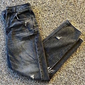 American Eagle Ripped Jeans - Dark Grey Wash w/ Rips